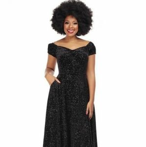 Collectif Glitter Drop Dolores Dress